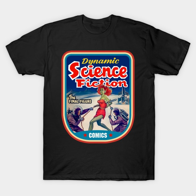 Dynamic Science Fiction T-Shirt by Trazzo